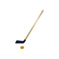 Клюшка хоккейная с шайбой деревянная ручка 750 мм