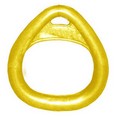 Кольцо гимнастическое ОКСК без шнура треугольное желтое
