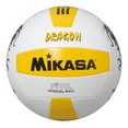 Мяч вол. пляжн. ''MIKASA VXS-DR1 Dragon'', р.5, синт.кожа (ПВХ), маш. сш, бут.кам, бело-желто-черный